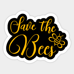 Save the Bees Sticker